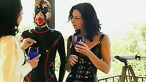 Vintage Fetish High Definition sex Movies PVC mistresses throbbing their slaves and send them outside for even more enjoyment