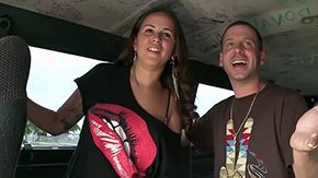 Mia Angelina HD porn tube Hammer bus catch is curvy Latina unexperienced Mia Angelina who can't wait to lock her lips around big dong suck boy off until he jizzes on her