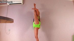 Flexible, Acrobatic, Athletic, Blonde, Flexible, Gym