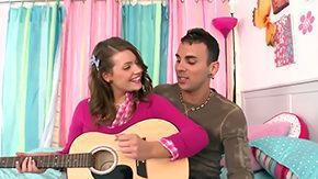 HD Ashlynn Leigh Sex Tube Playing guitar what Ashlynn Leigh loves to do all time it looks like she is more than good at sucking this boys hard pecker as