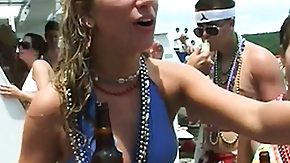 Holiday HD Sex Tube Feisty damsels on vacation freak out on flashing their titties and wet cracks