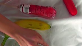 Rahyndee, Babe, Banana, Big Cock, Big Tits, Blowjob