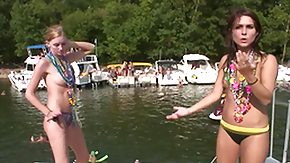 Teen Amateur High Definition sex Movies SpringBreakLife Video: Girls Flashing On The Lake