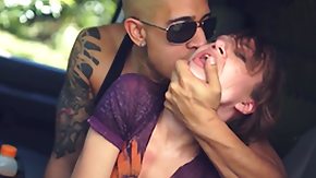 Car, Car, Choking, Deepthroat, Gagging, Horny