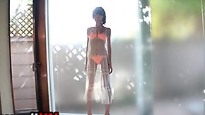 Asian HD tube Very Skinny Asian Girl In Cuddly Bikini