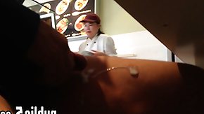 Free Bar HD porn Jerking It At The Chinese Restaurant