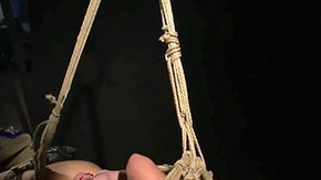Chained, Babe, Ball Licking, BDSM, Blindfolded, Blowjob