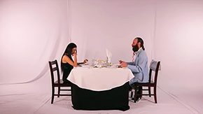 Free Business Woman HD porn videos With dark hair damsel with long hair invited by elderly bearded businessman at thrilling stimulating dinner in restaurant But smth goes