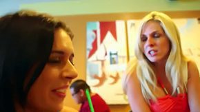 Free Shop HD porn videos Sitting surrounded by coffee shop together Angela Attison Kodi Gamble Megan Foxx are obviously not wasting time They are casting boys for their brand new porn