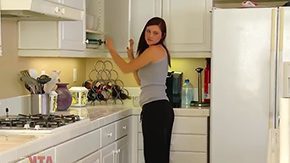 Kitchen, Ass, Babe, BBW, Bend Over, Big Ass