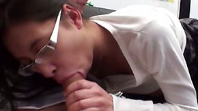 Free Matue HD porn Big-busted asian in glasses sucks added to fucks
