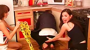 Plumber, Blowjob, Group, High Definition, Kitchen, Orgy