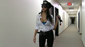 Police, Backstage, Behind The Scenes, Bend Over, Big Tits, Blowjob