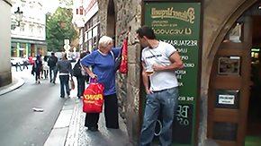 Shop, Aged, Blonde, Experienced, Grandma, Grandmother